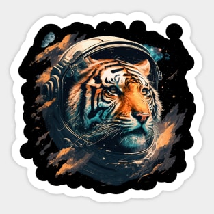 space tiger Sticker